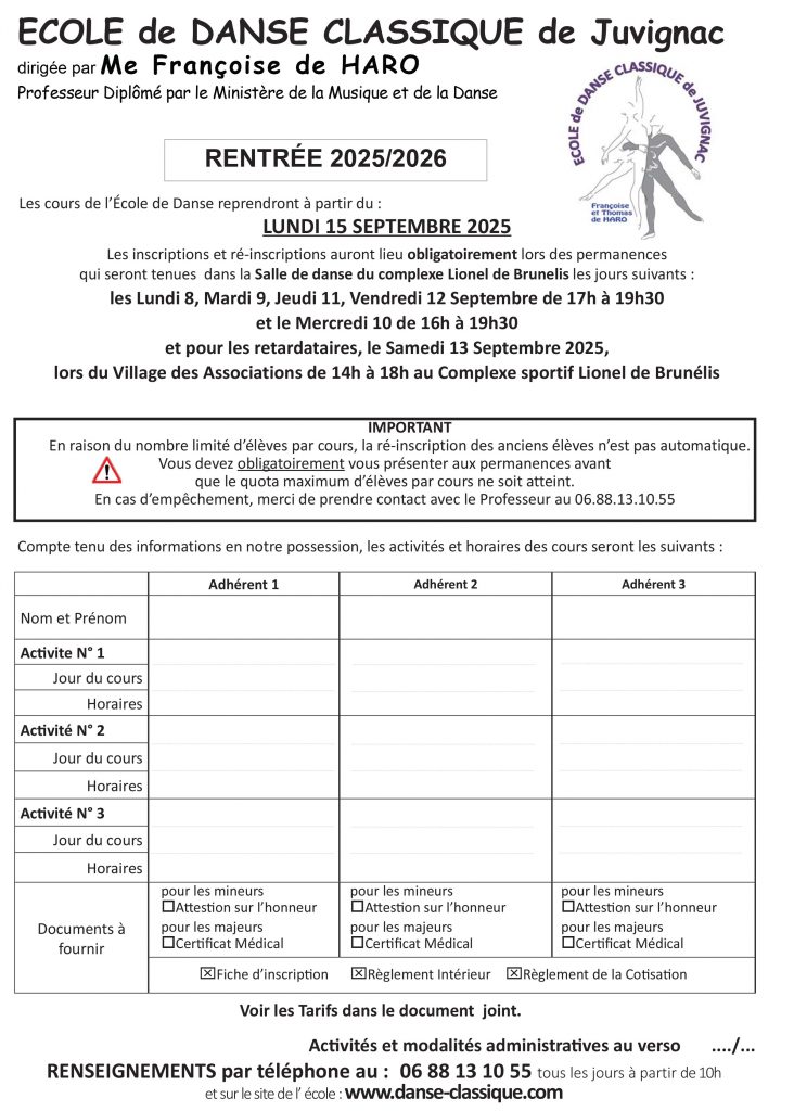 Fiche de Renseignements